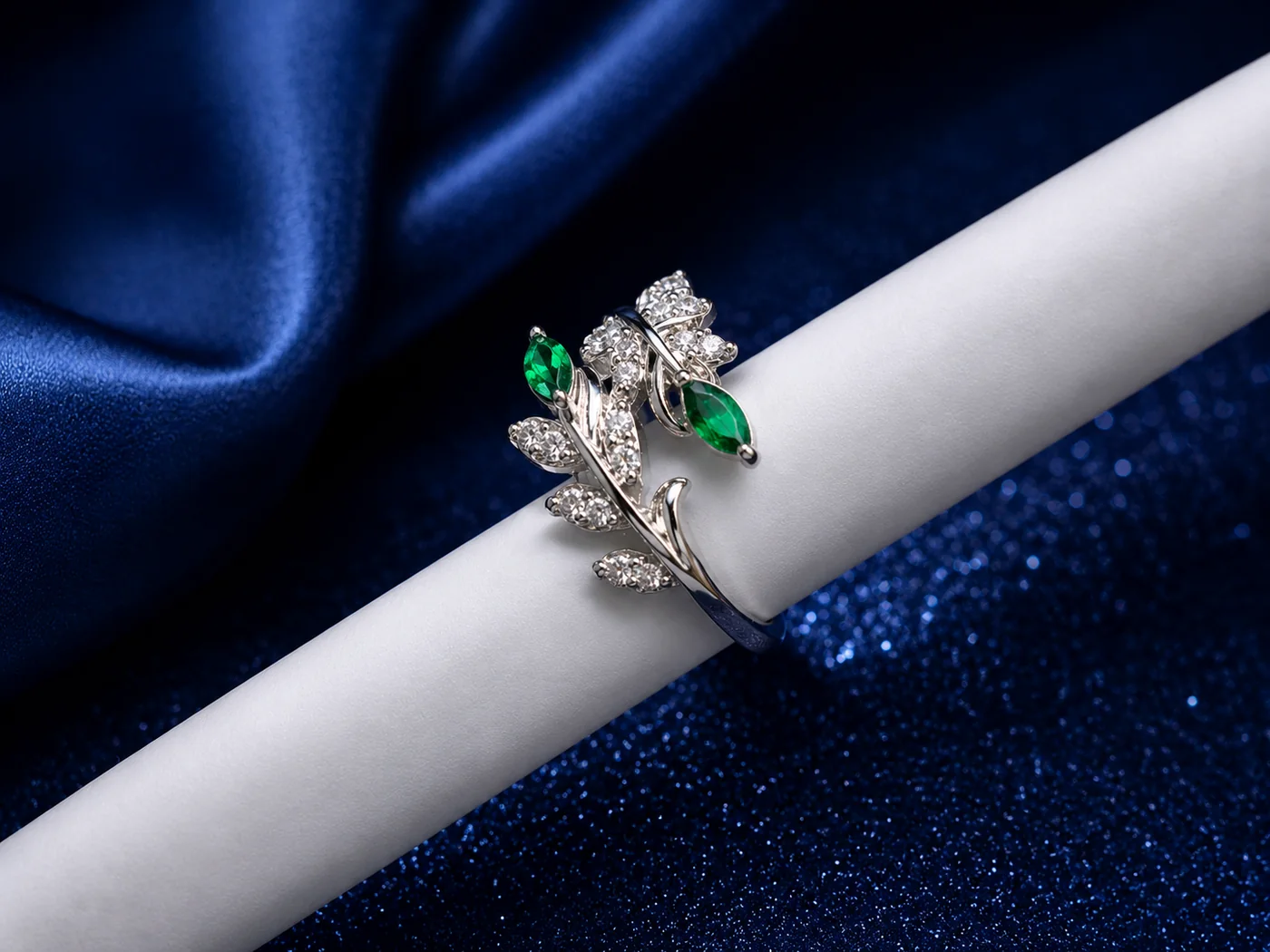 Black Crystal Royal Ring