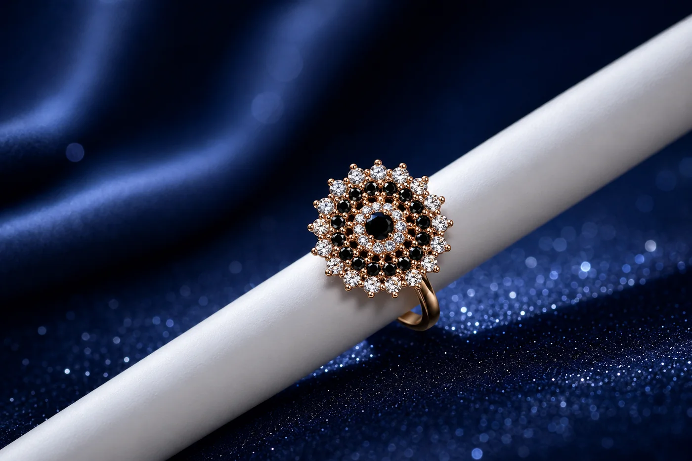 Noir Crown Ring